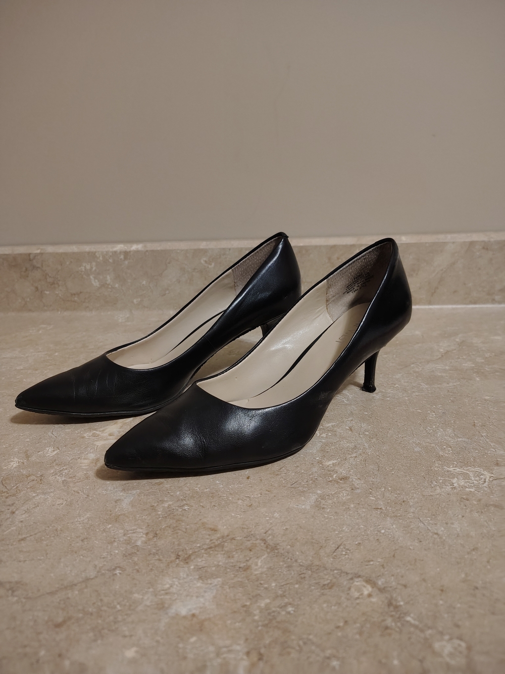 Classic Black Pointed Toe Women's Pumps
